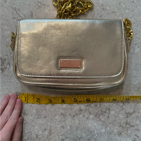 Lilly Pulitzer Gold Chain Shoulder Bag - Picture 7 of 7